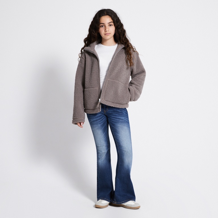 Pile jacket "Maxime star" Beige